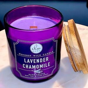 DW HOME CANDLE LAVENDER CHAMOMILE RICHLY SCENTED WOOD WICK NEW 11.5oz